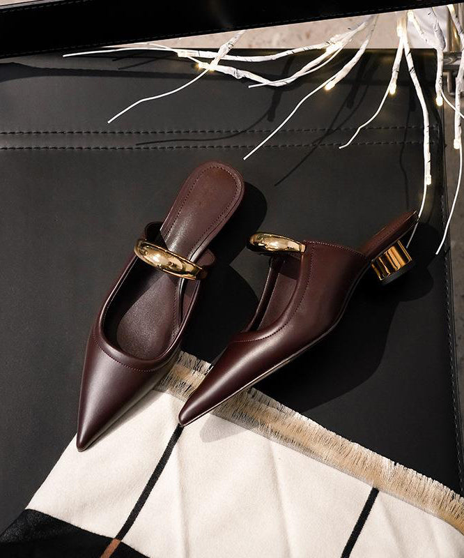 Elegant Splicing High Heel Sandals Beige Faux Leather Peep Toe AA040 main image 0