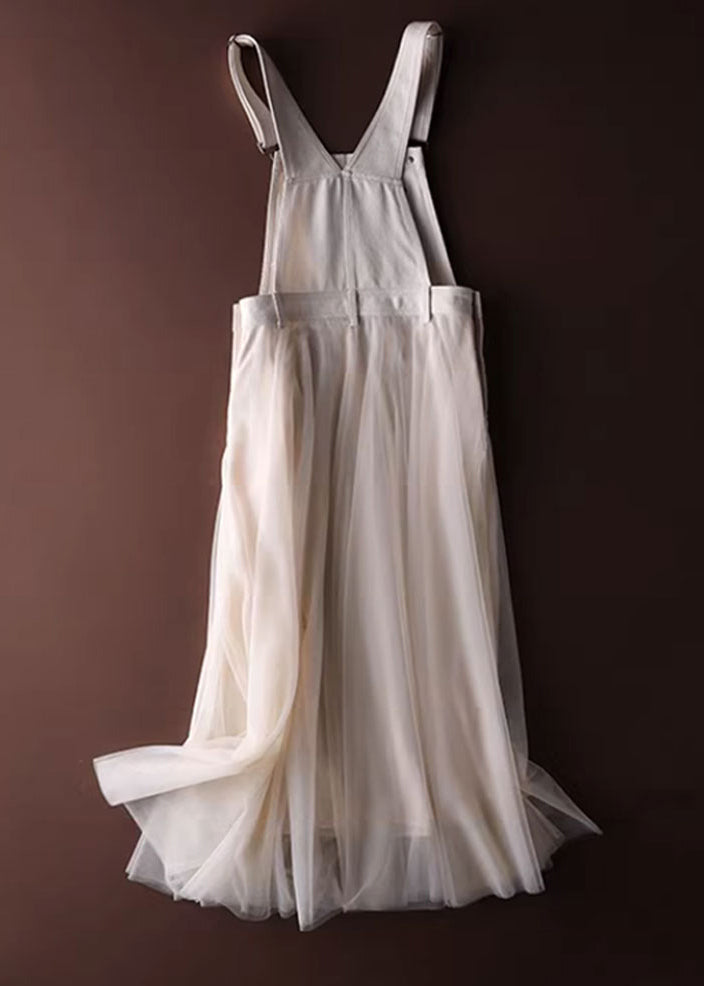 Vivid half sleeve tulle quilting clothes pattern white Dress summer main image 0