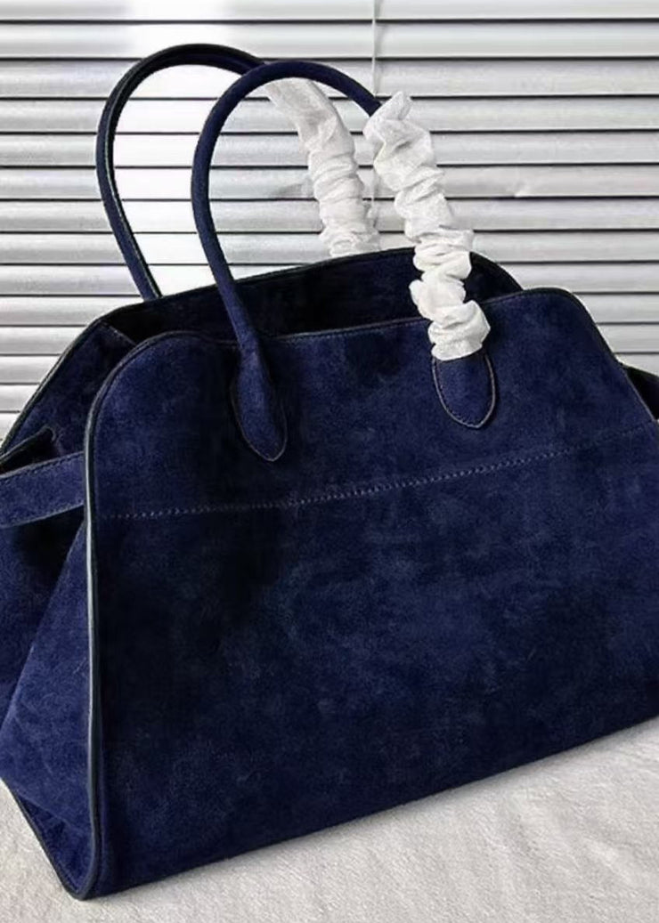 Fashion Yellow Large Capacity Suede Tote Handbag