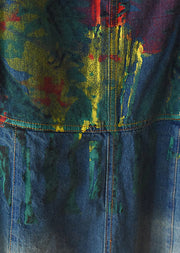 2025 fall oversized denim jumpsuits casual blue jeans denim outfits cute