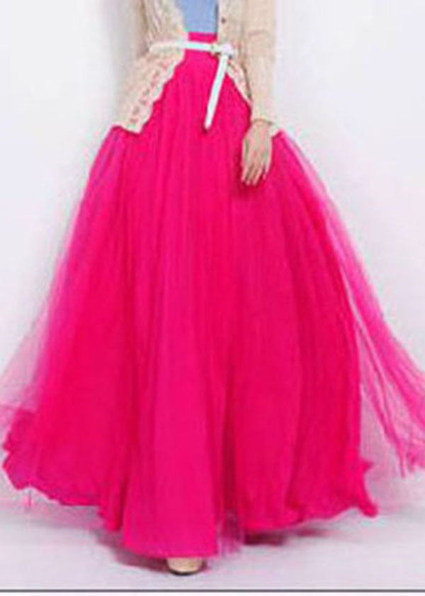 2025 Fashion Long Skirts Elastic Waist Maxi Skirt