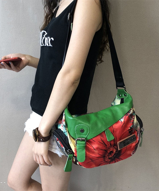 2025 New Large Capacity Original Ethnic Style Printed Fabric Bag
