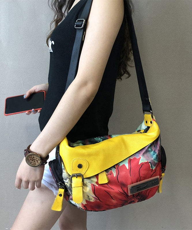 2025 New Large Capacity Original Ethnic Style Printed Fabric Bag