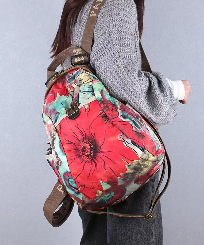 2025 New Leisure Travel Printed One Shoulder Crossbody Bag