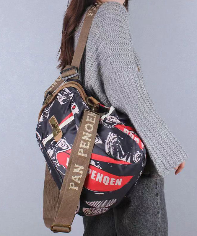 2025 New Leisure Travel Printed One Shoulder Crossbody Bag