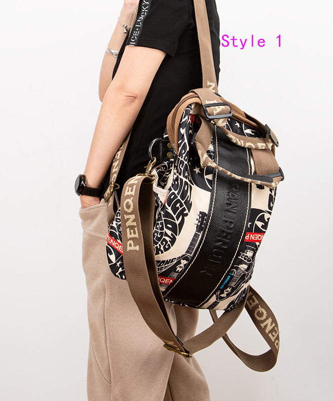 2025 Versatile Large Capacity Travel Printed Shoulder Backpack