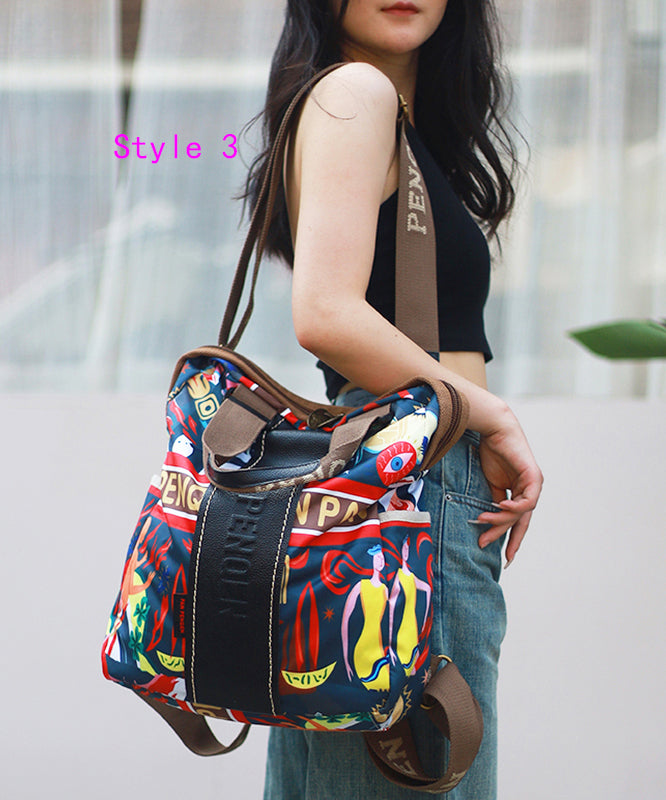 2025 Versatile Large Capacity Travel Printed Shoulder Backpack