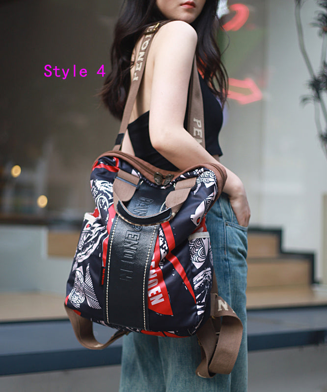 2025 Versatile Large Capacity Travel Printed Shoulder Backpack