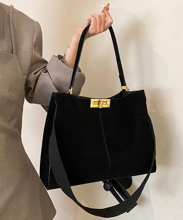2025 New Autumn Winter Coffee Large Capacity Suede Shoulder Bag