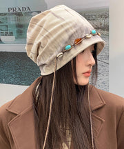 2025 New Boho Grey Tassel Cotton Boonie Hat