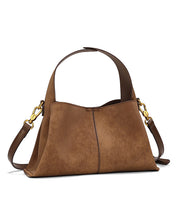 2025 New Brown Versatile Suede Tote Bag