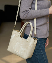 2025 New Fashion Apricot Print Large Capacity Tote Bag