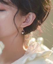 2025 New Gold Alloy Pearl Little Cat Drop Earrings