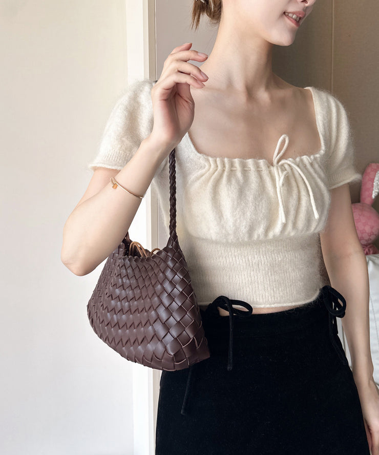 2025 New Green Faux Leather Durable Shoulder Bag