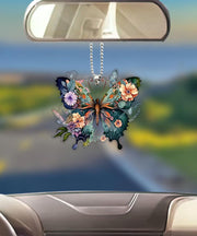 2025 New Rainbow Acrylic Butterfly keychains