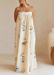 2025 New Sexy Camisole Casual Vacation Style Long Dress Summer