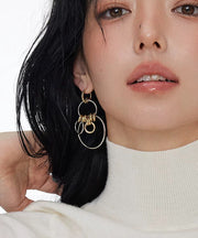 2025 New Sterling Silver Asymmetrical Hoop Earrings