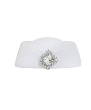 2025 New Style French White Zircon Woolen Beret Hat