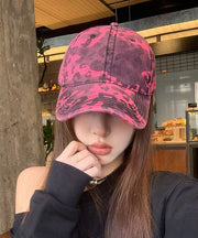 2025 New Versatile Rose Leopard Print Baseball Cap Hat