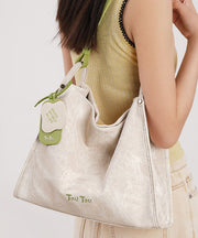 2025 New White Large Capacity Versatile Shoulder Bag