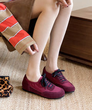 2025 New Yellow Sport Flats Suede DIY Lace Up