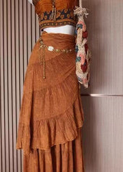 2025 Summer Fashion Strap Top And Skirt Two Piece Set