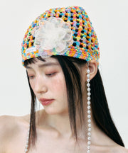 2025 Summer New Colorful Hollow Mesh Boonie Hat