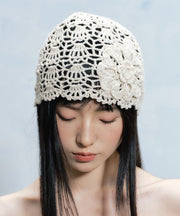 2025 Summer New Flower Hollow Knitted Boonie Hat