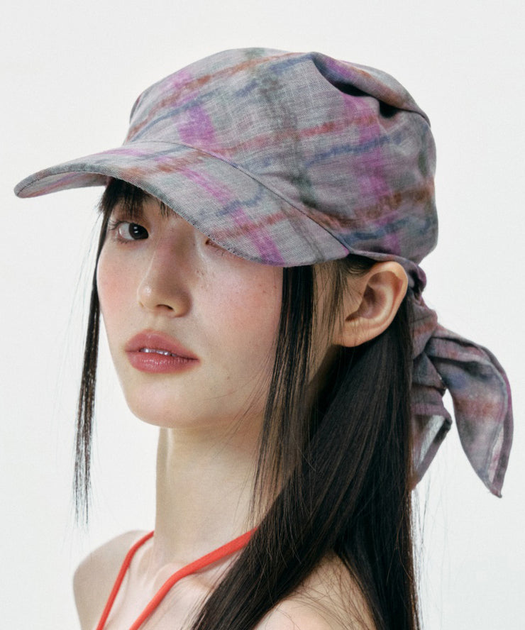 2025 Summer New Korean Edition Colorful Striped Hat