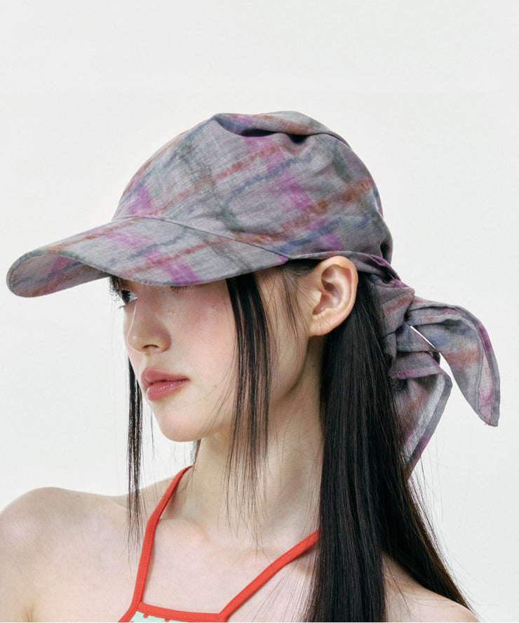 2025 Summer New Korean Edition Colorful Striped Hat
