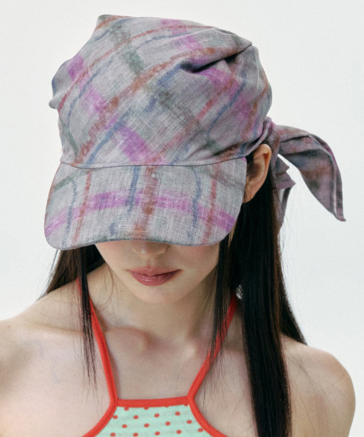 2025 Summer New Korean Edition Colorful Striped Hat