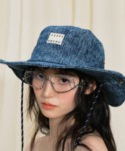 American Style Navy Outdoor Sports Versatile Cowboy Hat