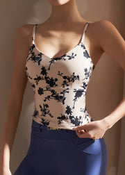 Apricot Patchwork Modal Cotton Yoga Tops