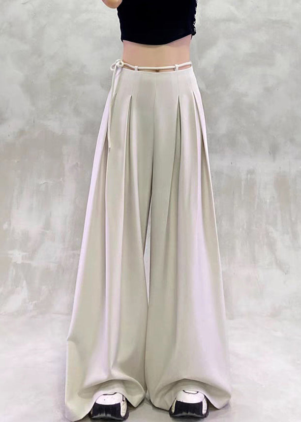 Apricot Pockets Solid Summer Spandex Pants High Waist
