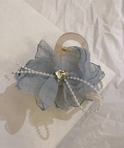 Art Light Green Acrylic Tulle Floral Hairpin