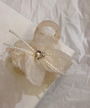 Art Light Green Acrylic Tulle Floral Hairpin