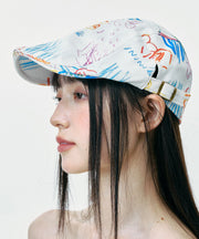 Artistic Graffiti Summer Street Cute Breton Hat