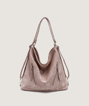 Beautiful Black Faux Leather Versatile Shoulder Bag