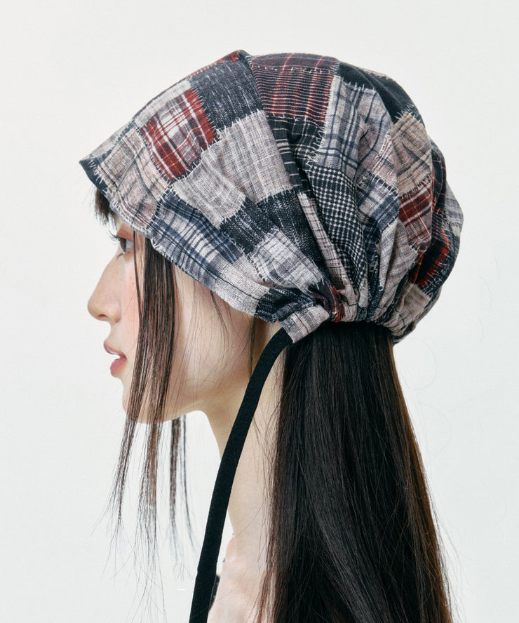 Beautiful Colorblock Breathable Drawstring Bonnie Hat
