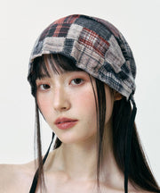 Beautiful Colorblock Breathable Drawstring Bonnie Hat