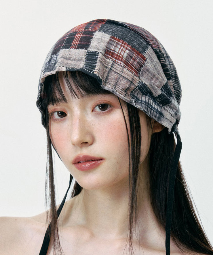 Beautiful Colorblock Breathable Drawstring Bonnie Hat