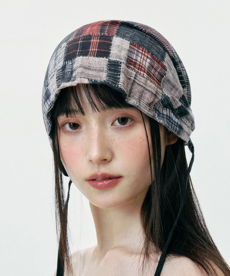 Beautiful Colorblock Breathable Drawstring Bonnie Hat