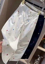 Beautiful Love Embroidered Cotton Harem Pants Fall