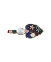 Beautiful Rainbow Metal Love Pearl Hairpin