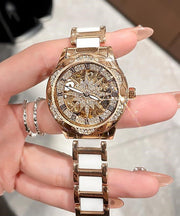 Beautiful Stainless Steel Zircon Hollow Out Watch