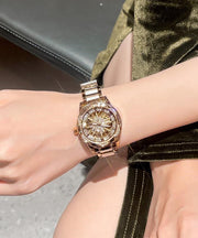 Beautiful Stainless Steel Zircon Hollow Out Watch