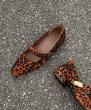 Black Buckle Strap Splicing Chic Faux Leather Chunky Shoes