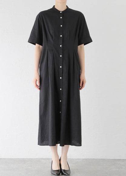 Black Cotton Maxi Dresses Oversized Summer