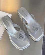 Black Flower Flip Flops Are Fashion Versatile