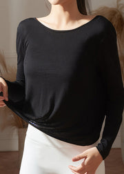 Black Patchwork Hollow Out Yoga Tank Tops